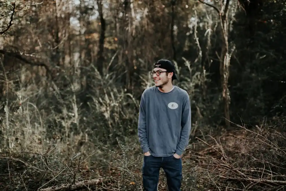 Man outside while in an IOP Program